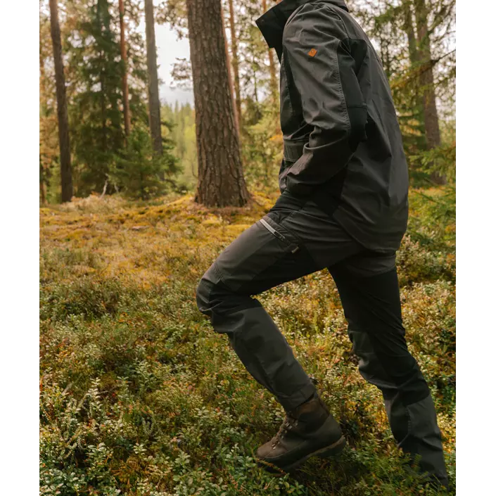 Pinewood Finnveden Trail Hybrid bukser, Sort/Mørk Antracitgrå, large image number 1