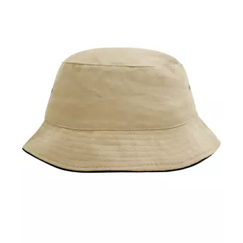 Myrtle Beach bucket hat, Khaki/Black