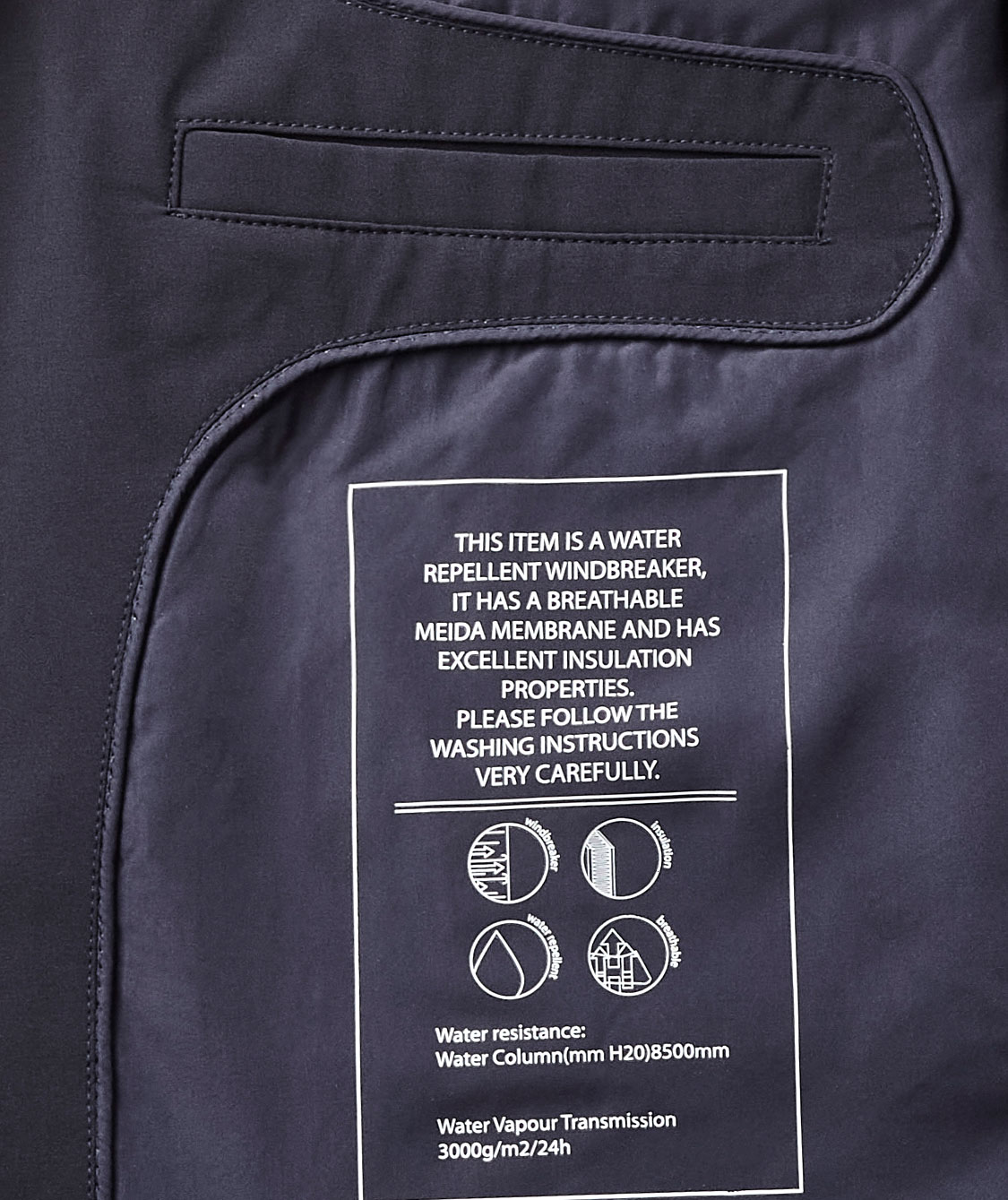 Clipper Inverness long jacket, Navy Night Sky, large image number 7