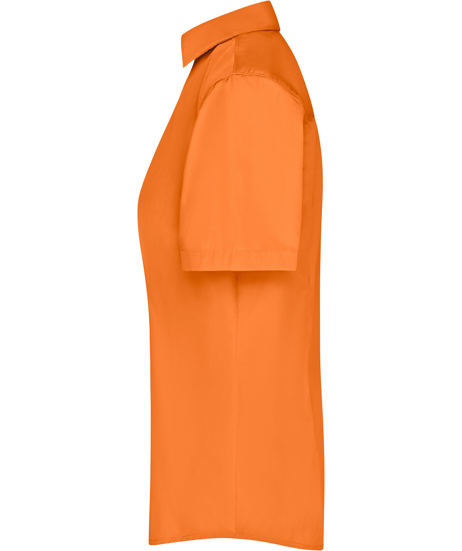 James & Nicholson women's short-sleeved Modern fit shirt, Orange, large image number 3