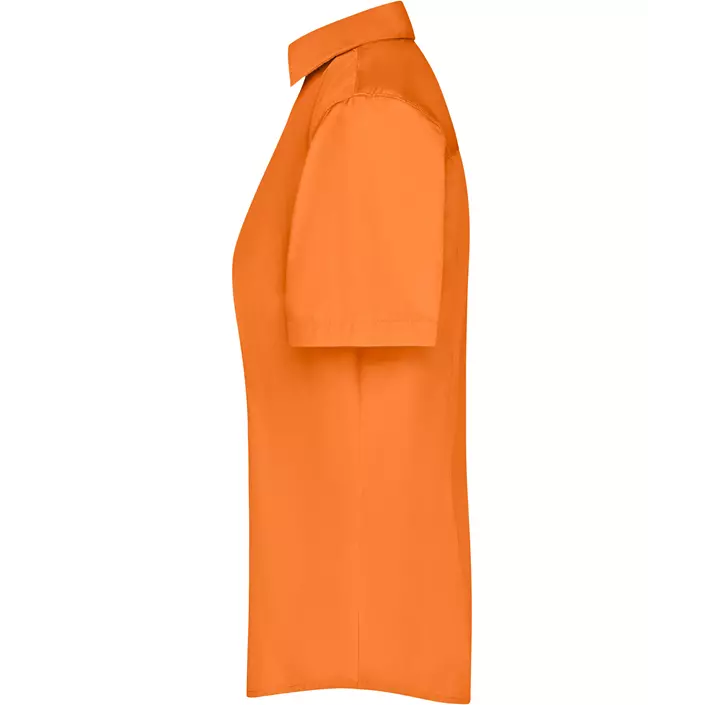 James & Nicholson kurzärmeliges Modern fit Damenhemd, Orange, large image number 3