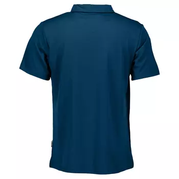 Pitch Stone Tech Wool polo T-skjorte, Estate Blue