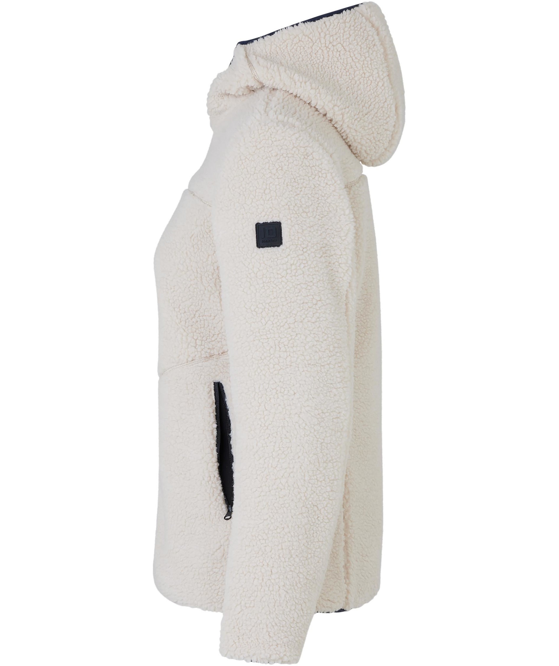 ID dame pile fleecejakke, Off White, large image number 2