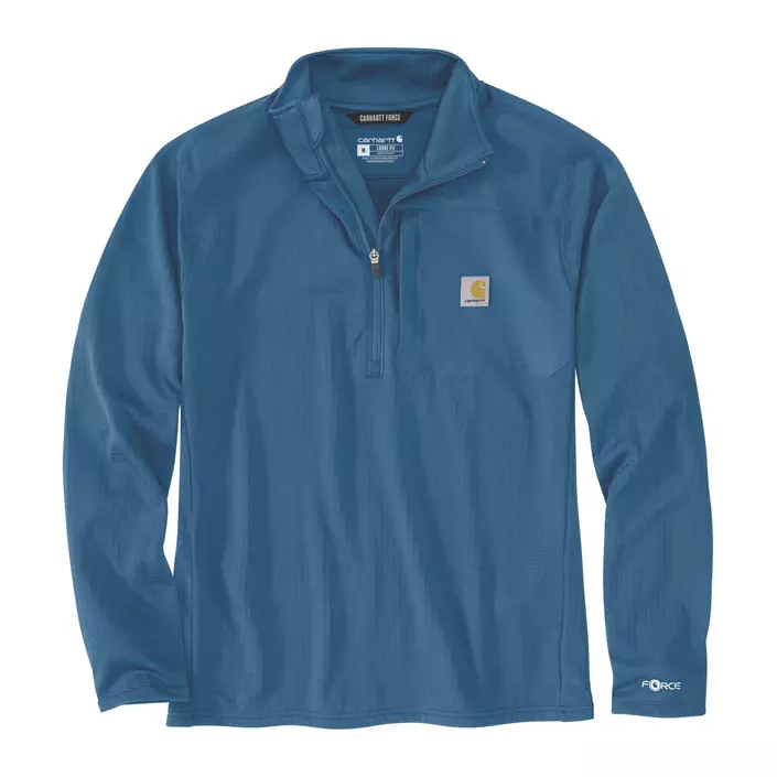 Carhartt Mock Neck half zip midlayer, Dark Horizon Blue, large image number 0
