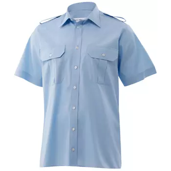 Kümmel Howard Slim fit kortärmad pilotskjorta, Ljusblå