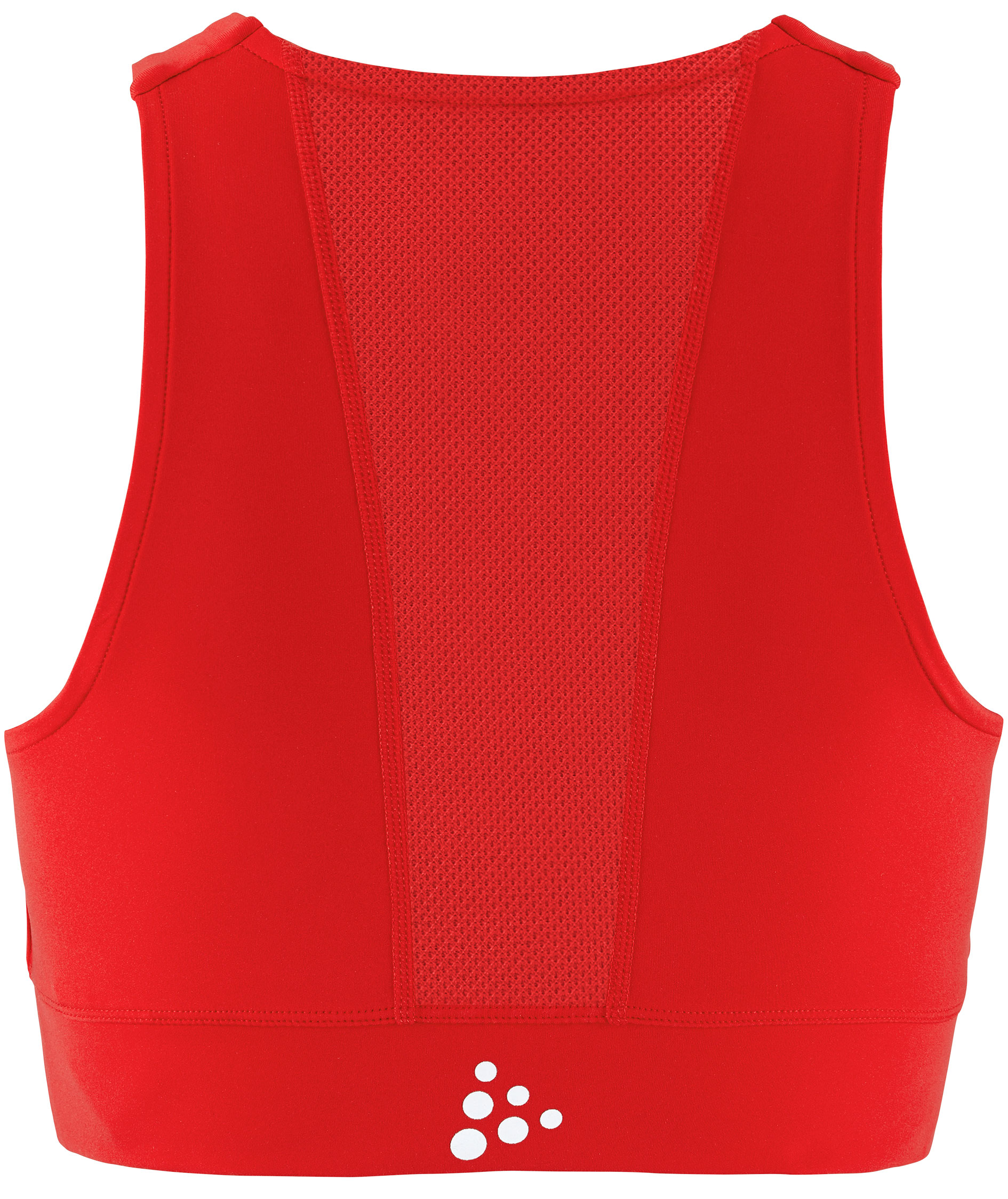 Craft Rush 2.0 women&acute;s sports bra, Bright red, large image number 2