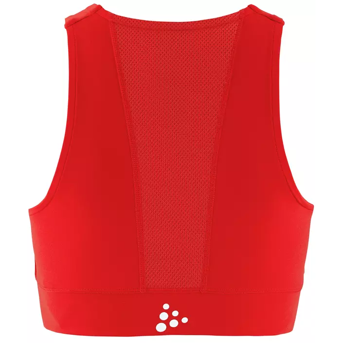 Craft Rush 2.0 women´s sports bra, Bright red, large image number 2