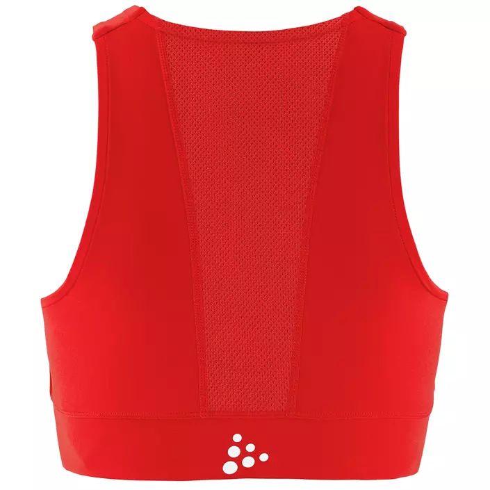 Craft Rush 2.0 dame sports BH, Bright red, large image number 2