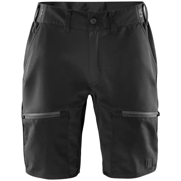 Fristads Outdoor Carbon semistretch shorts, Svart, large image number 0