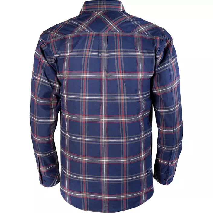 Fristads flannel skjorte / skovmandsskjorte 7421, Marine, large image number 1