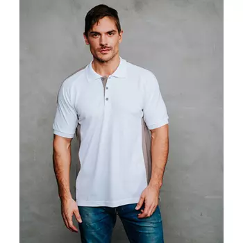 YOU New Haven  polo shirt, White/Grey