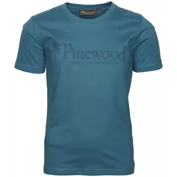 Pinewood Outdoor Life T-shirt til børn, Azur Blue