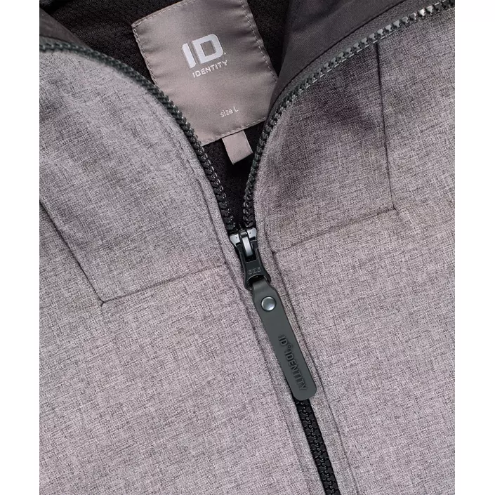ID Casual softshell jacket, Grey Melange, large image number 3
