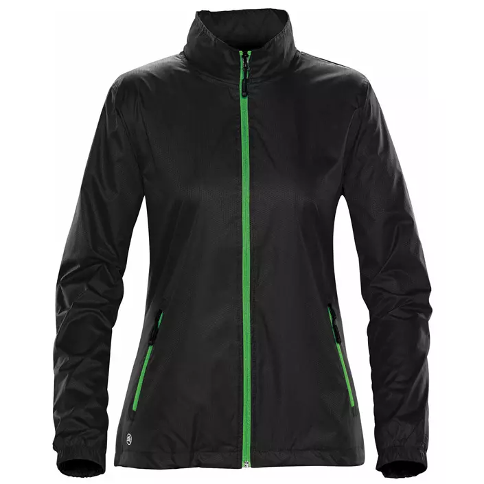Stormtech Axis women's shell jacket, Black/Lime, large image number 0