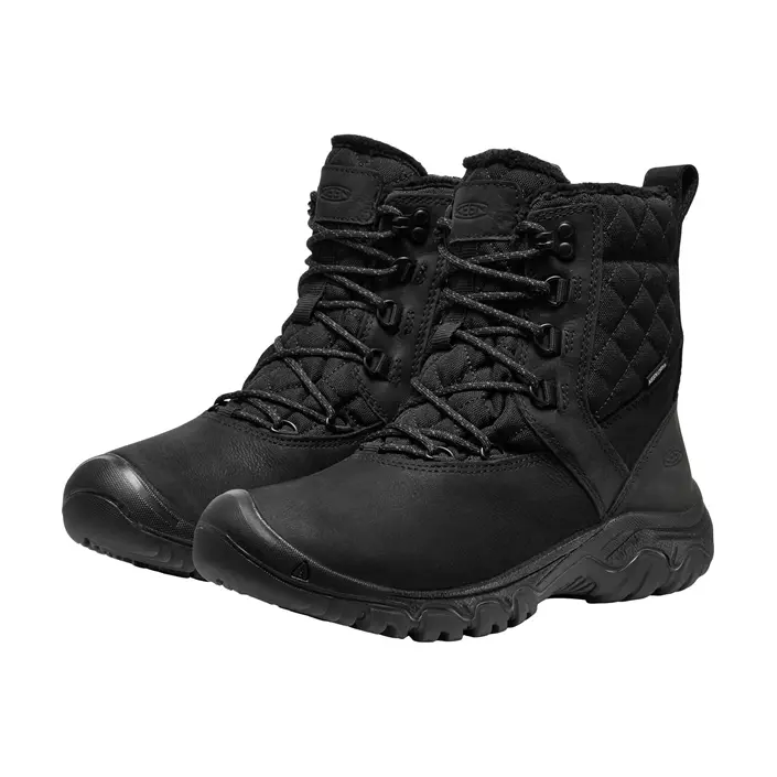 Keen Greta Boot II WP vandrarstövler dam, Black, large image number 4