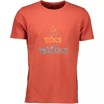 DIKE Tip T-shirt, Tomato
