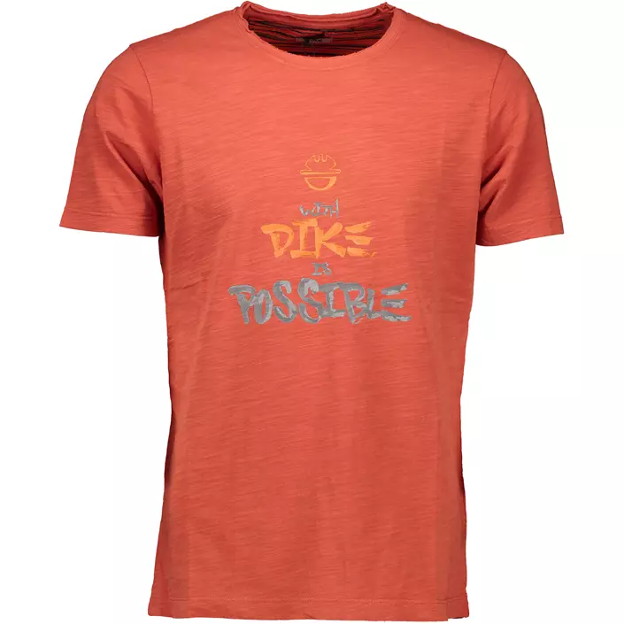 DIKE Tip T-shirt, Tomato, large image number 0