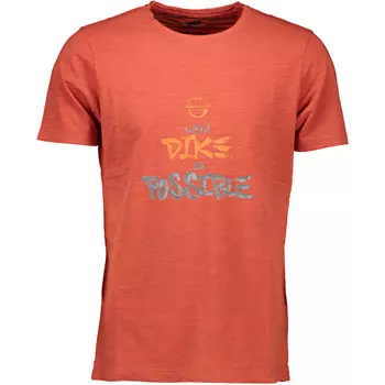 DIKE Tip T-shirt, Tomato