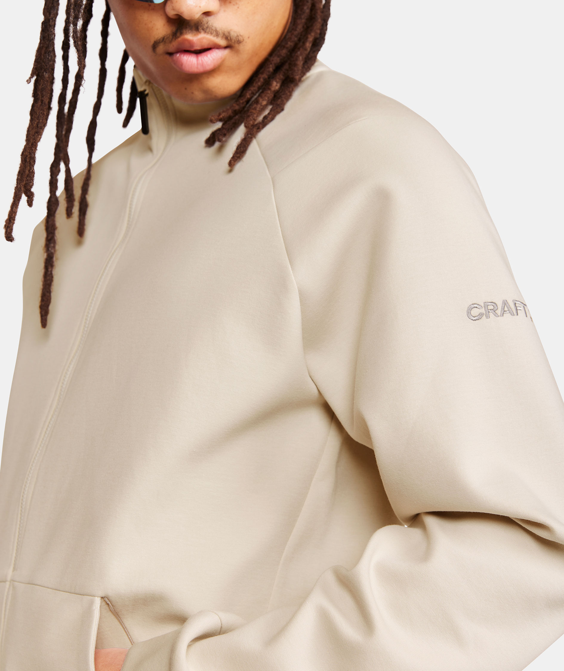 Craft ADV Join cardigan, Plaster, large image number 5