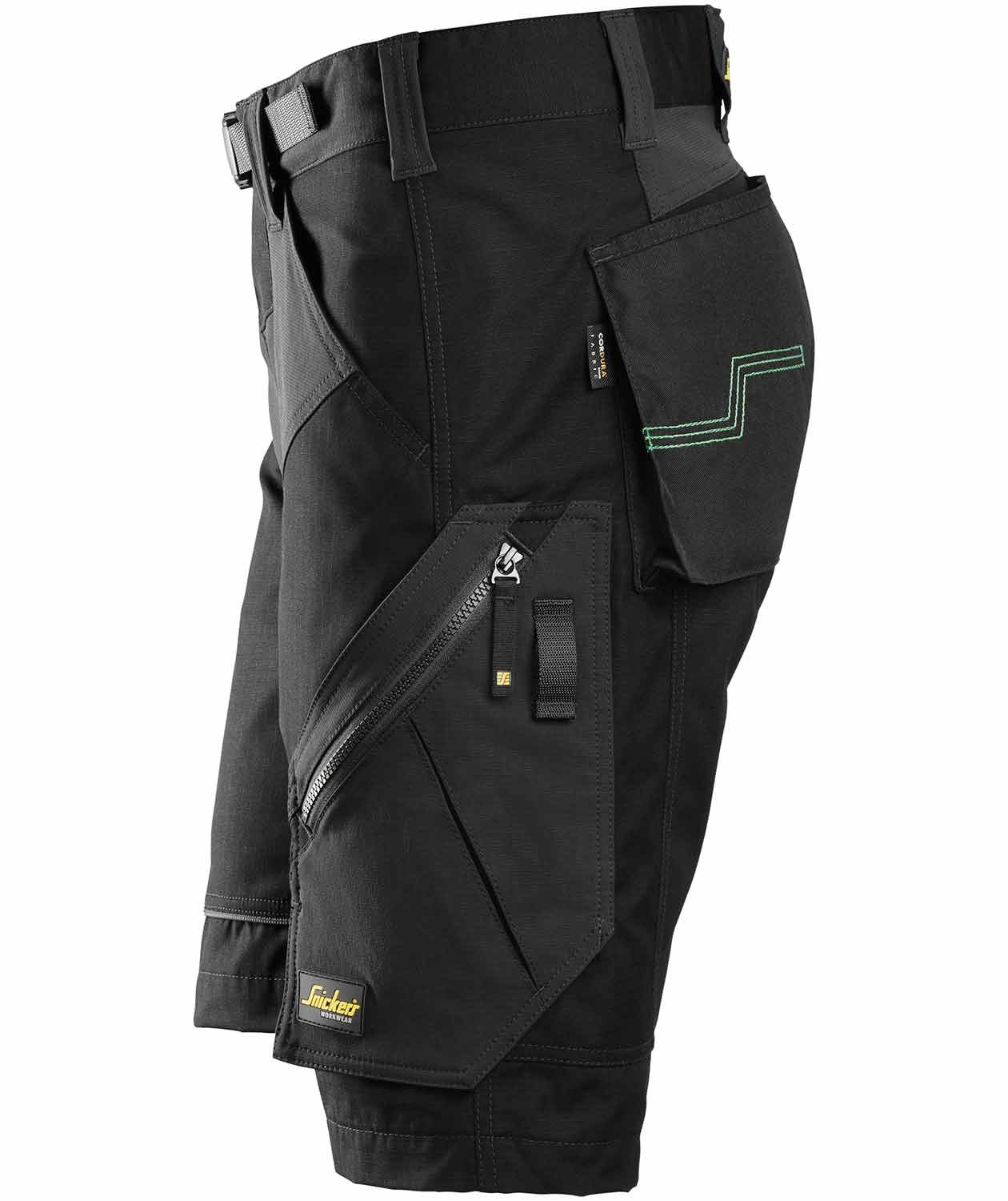 Snickers Flexiwork arbejdsshorts 6914, Sort, large image number 2