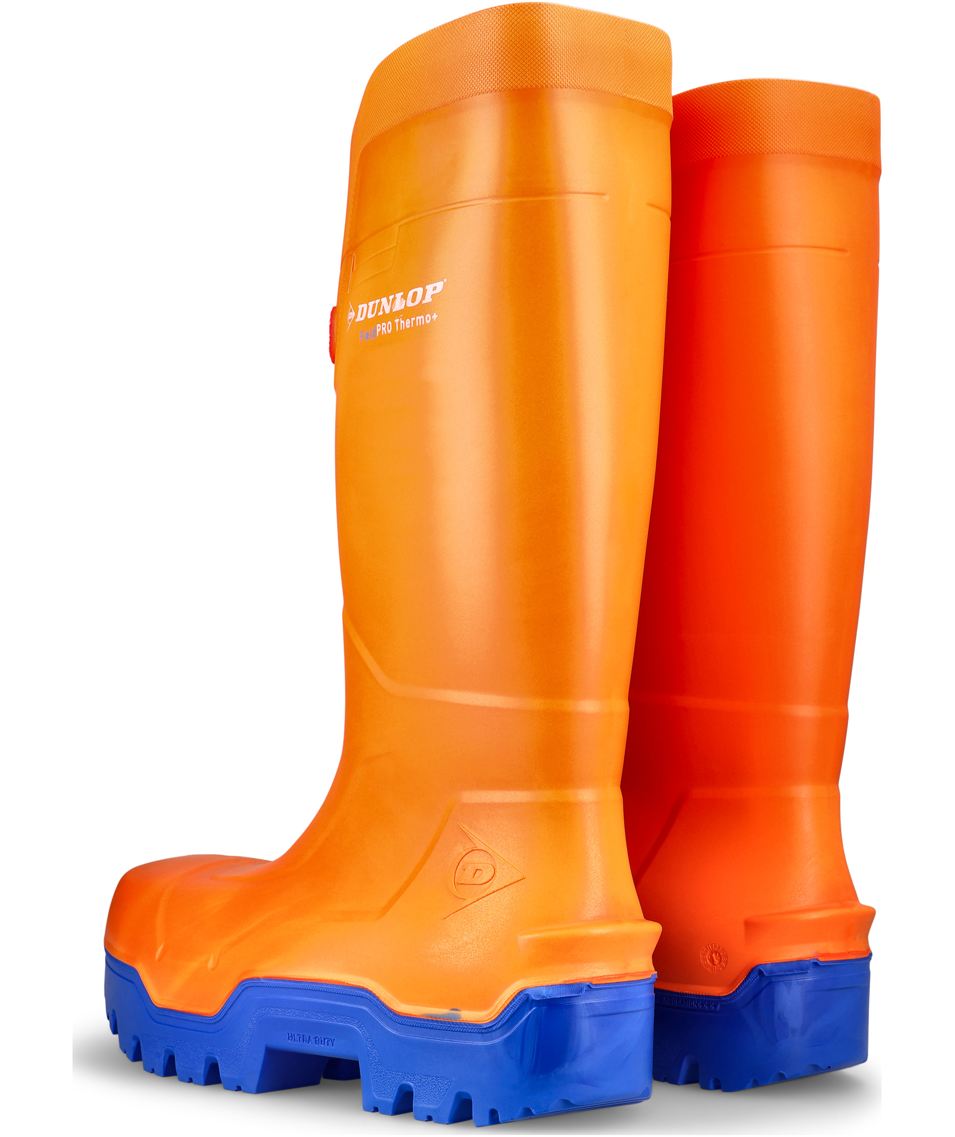 Dunlop Fieldpro Thermo+ sikkerhedsgummist&oslash;vler S5, Orange, large image number 3