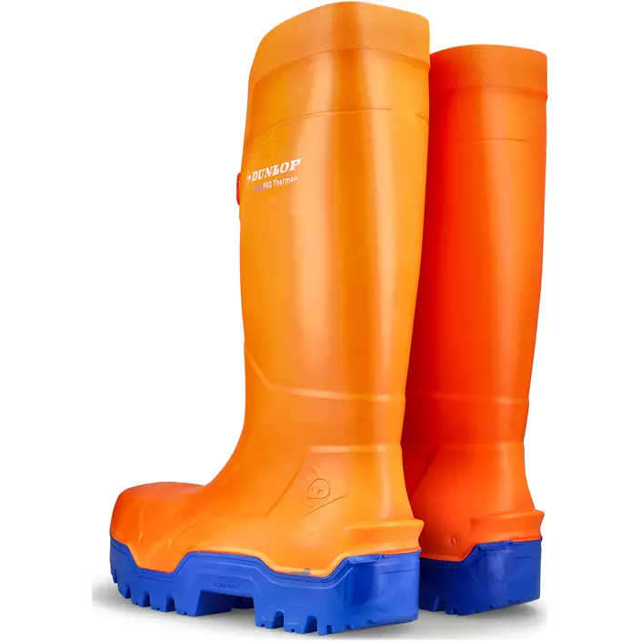 Dunlop Fieldpro Thermo+ skyddsgummistövlar S5, Orange, large image number 3