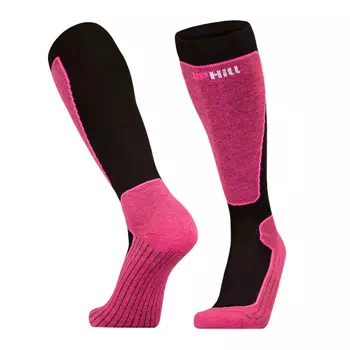 UphillSport Valta ski socks, Black/Pink
