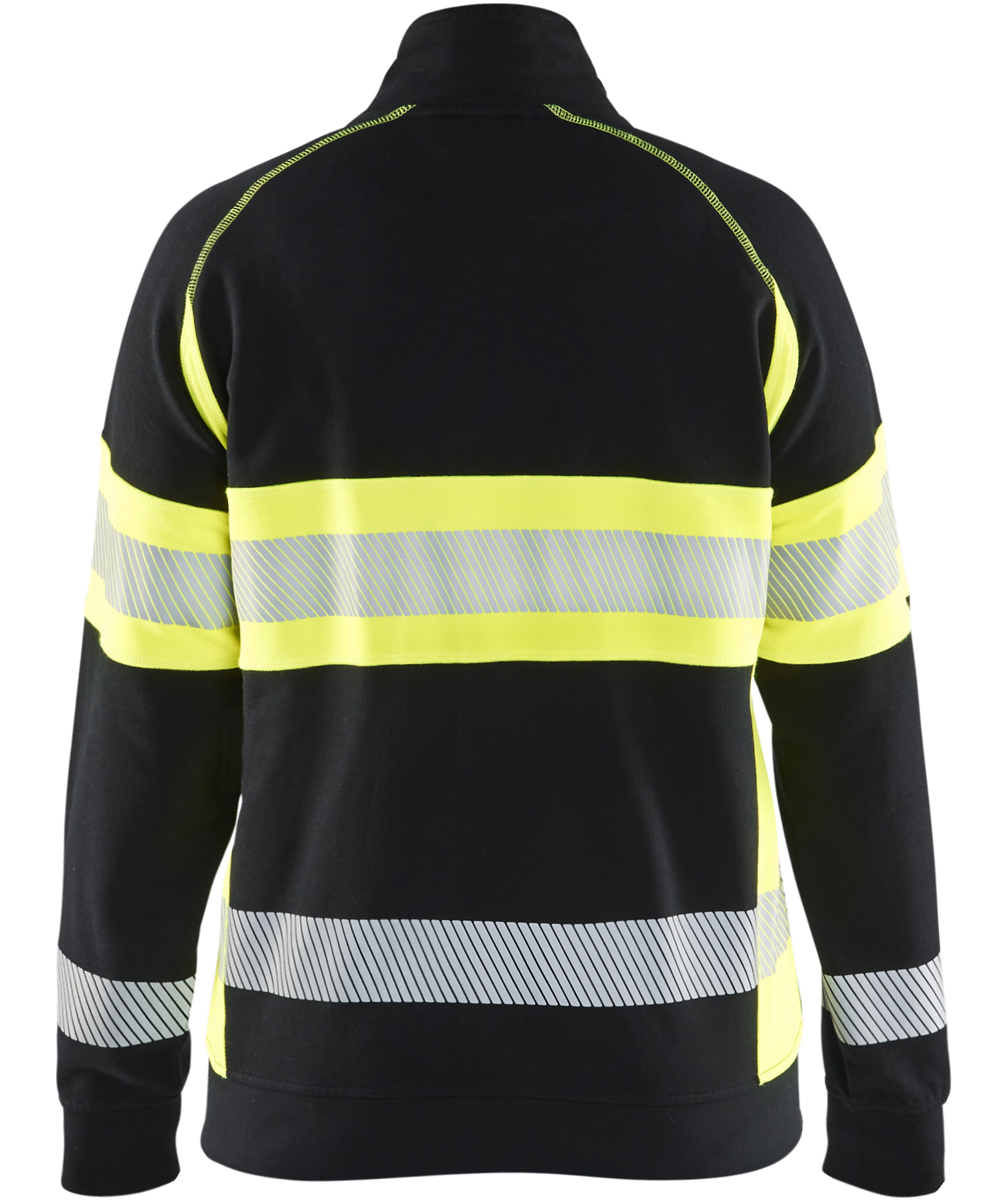 Bl&aring;kl&auml;der Damen Cardigan, Schwarz/Hi-Vis Gelb, large image number 2