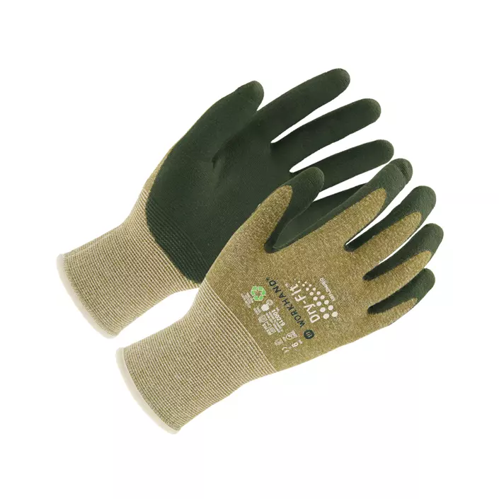 Workhand Dry-Fit Airflow assembly gloves, Sand/green, large image number 0