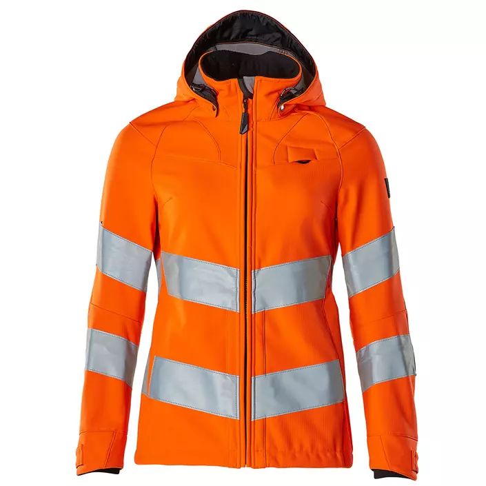 Mascot Safe Supreme women's softshell jacket, Hi-vis Orange, large image number 0