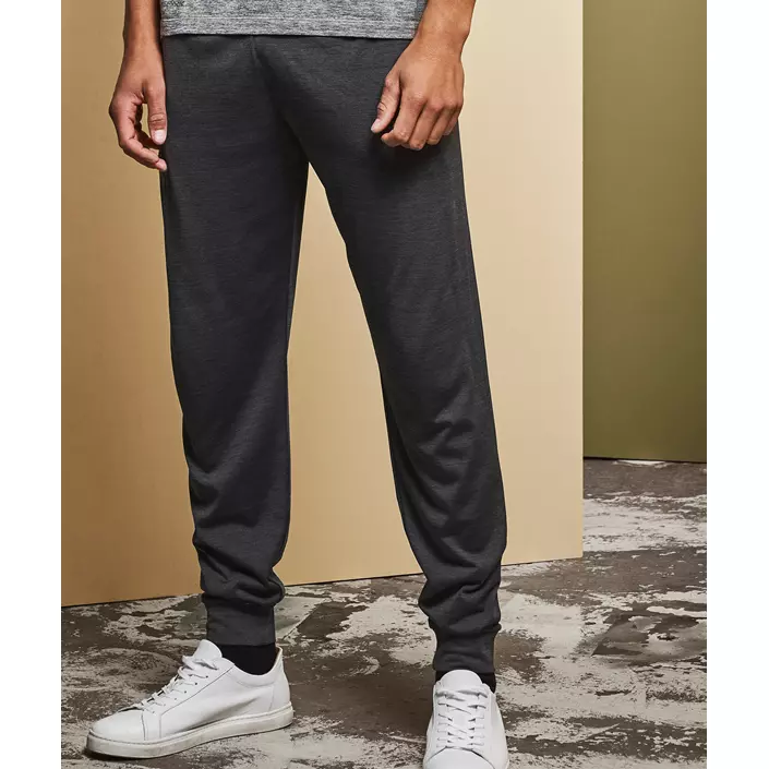 GEYSER seamless sporty pants, Graphite melange, large image number 1