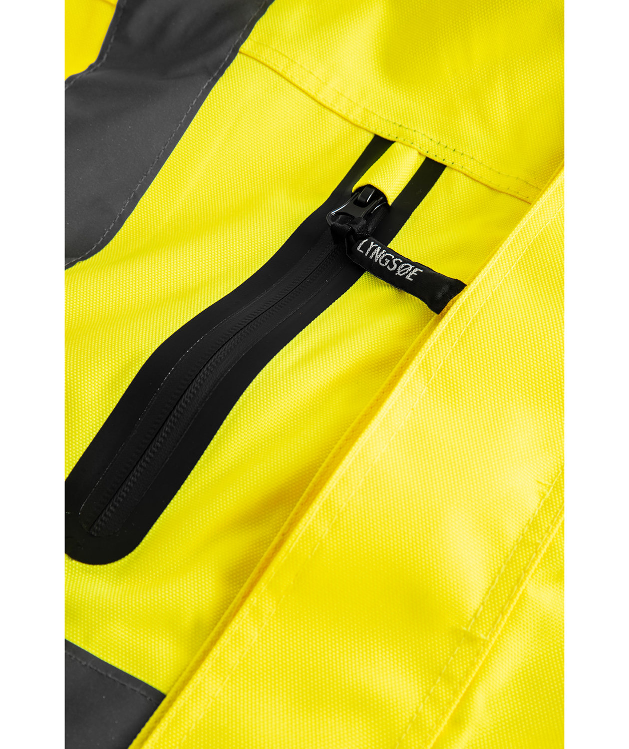 Lyngs&oslash;e skaljakke, Hi-vis&nbsp;Gul/Sort, large image number 2