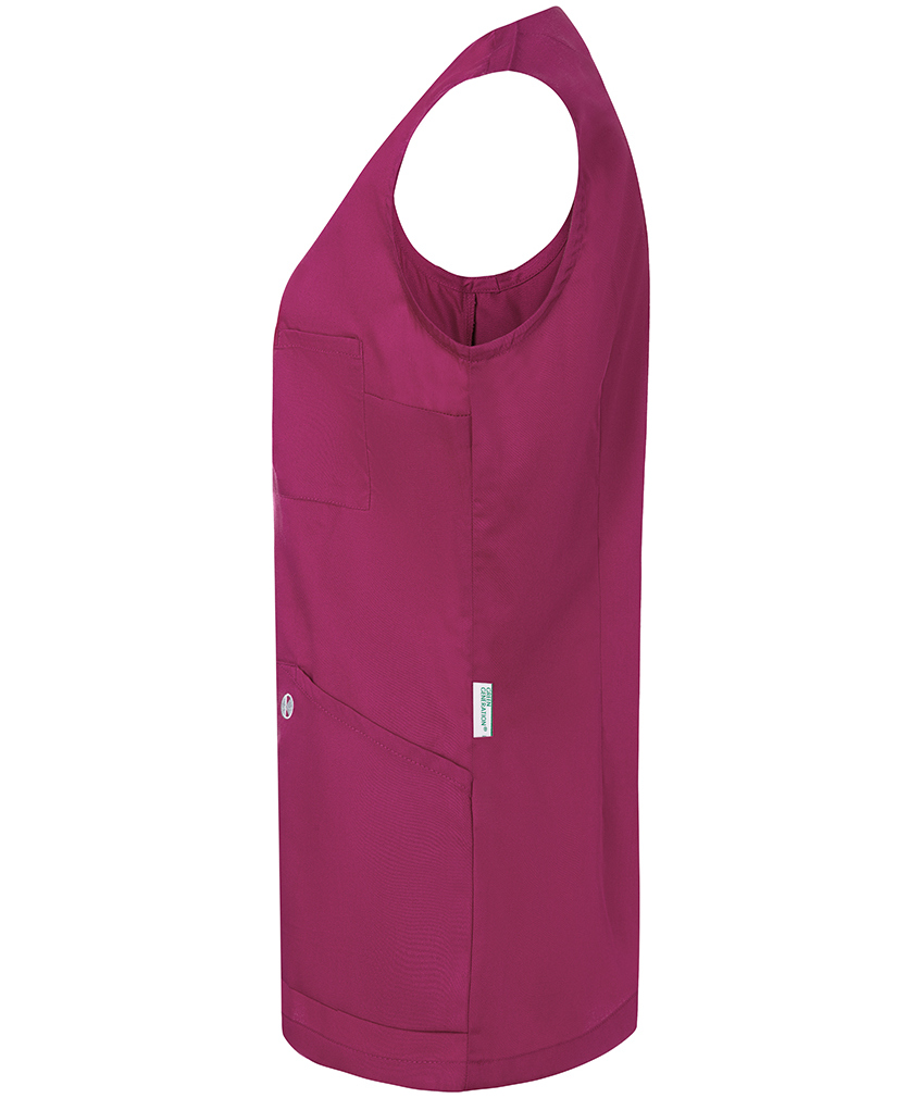 Karlowsky Essential &auml;rml&ouml;s tunika dam, Fuchsia, large image number 2