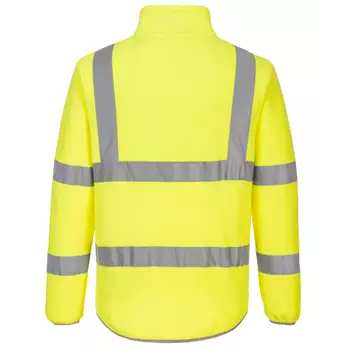 Portwest fleece jacket, Hi-Vis Yellow