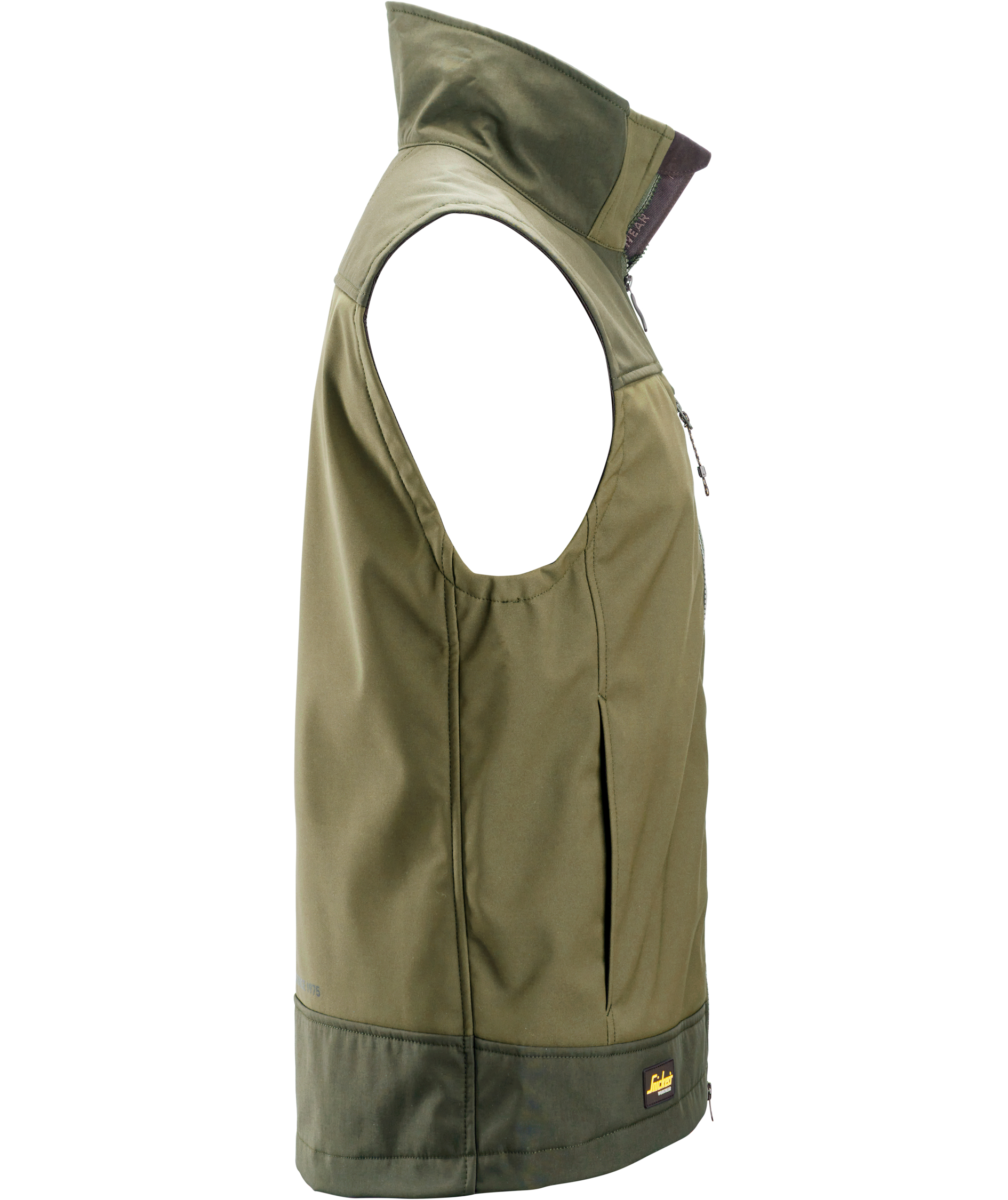 Snickers&nbsp;AllroundWork softshellv&auml;st 4506, Khaki Green/Dark Khaki Green, large image number 2