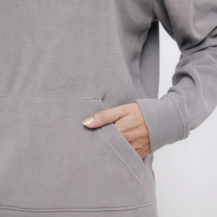 Iqoniq Trivor microfleece hoodie, Storm Grey, large image number 8
