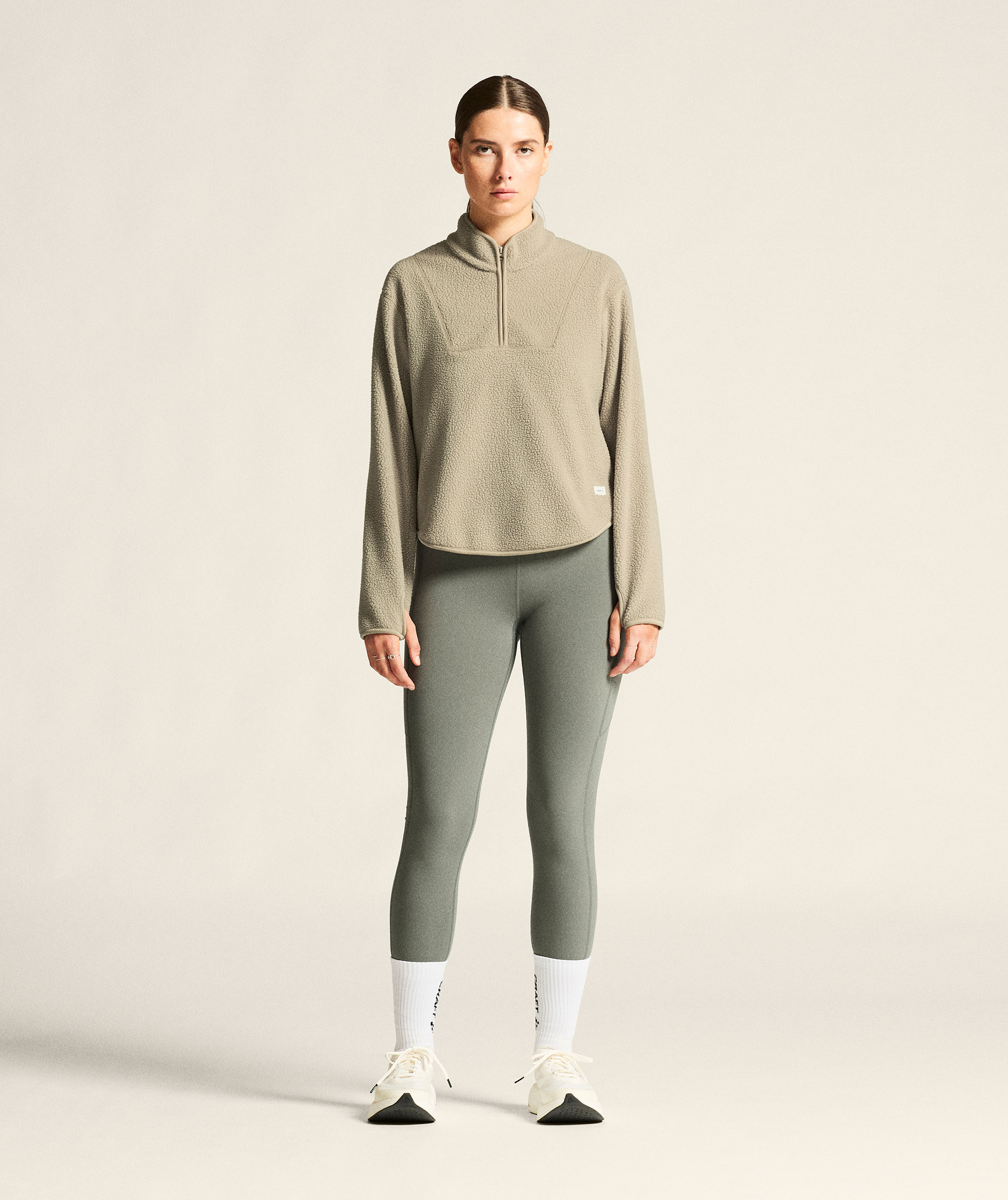 Craft Join women's half zip pile fleece pullover, Hay, large image number 8