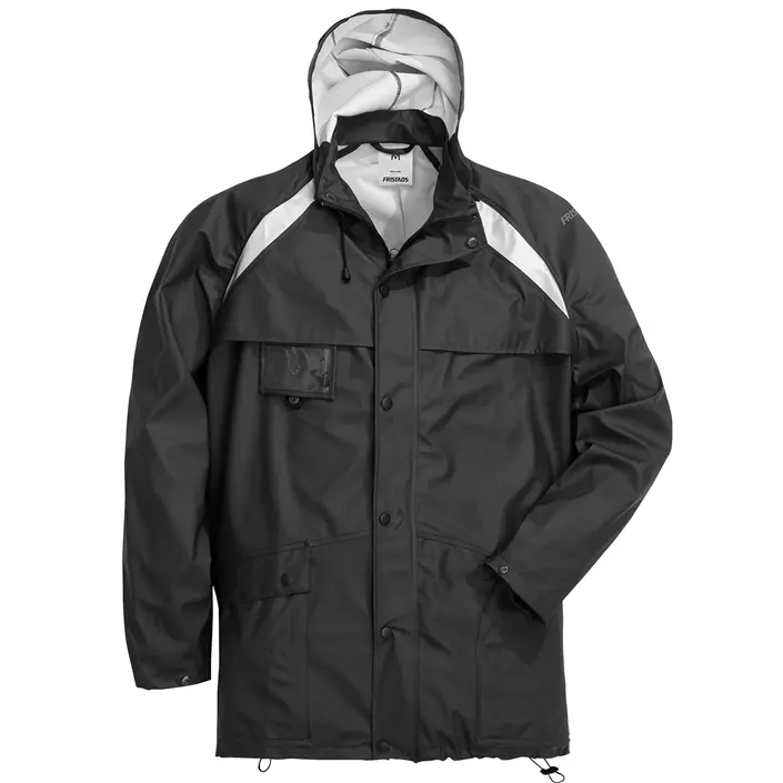 Fristads Match Rain jacket, Black, large image number 0