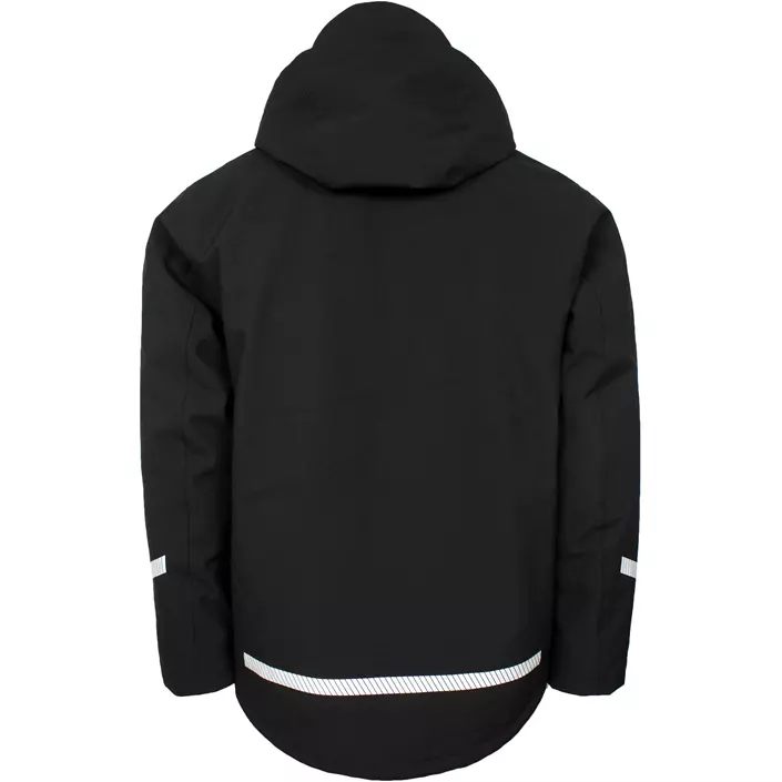 Lyngsøe vinterjacka full stretch, Svart, large image number 2