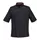 Portwest stretch Mesh Air short-sleeved chef jacket, Black, Black, swatch