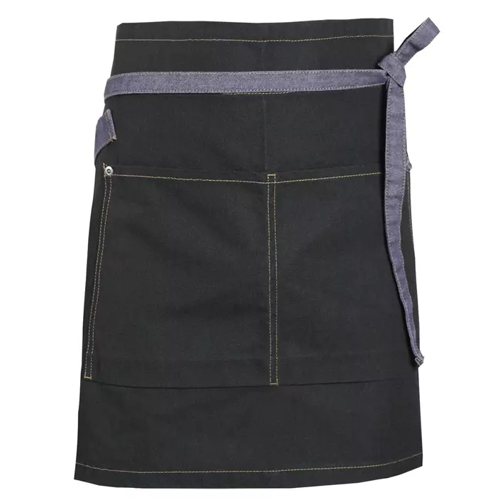 Nybo Workwear New Nordic apron wtih pockets, Black/Blue, Black/Blue, large image number 0