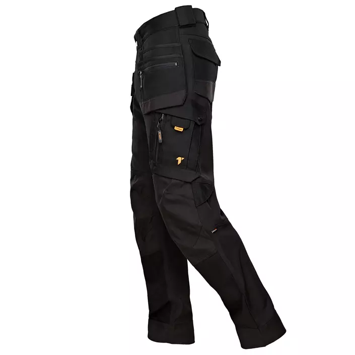 Timbra Performance stretch craftsman trousers full stretch, Black, large image number 3