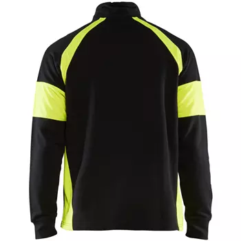 Blåkläder Visible Sweatshirt, Schwarz/Hi-Vis Gelb