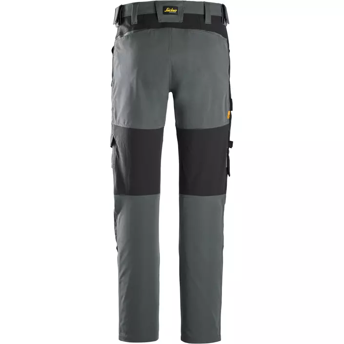 Snickers AllroundWork arbeidsbukse 6318 full stretch, Steel Grey/Black, large image number 1