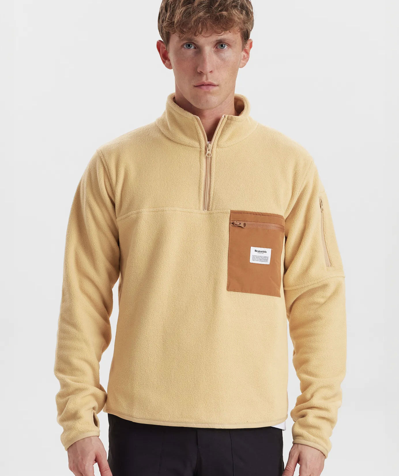 Rester&ouml;ds Fleecepullover, Braun