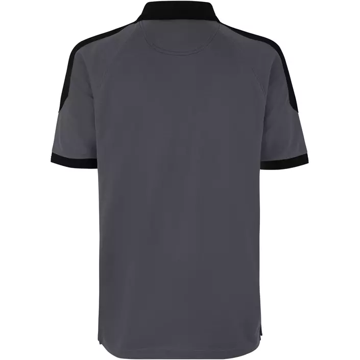 ID Pro Wear kontrast Polo T-skjorte, Silver Grey, large image number 1