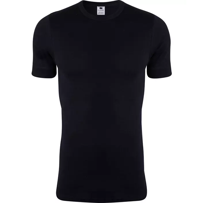 Dovre short-sleeved undershirt, Black, large image number 0