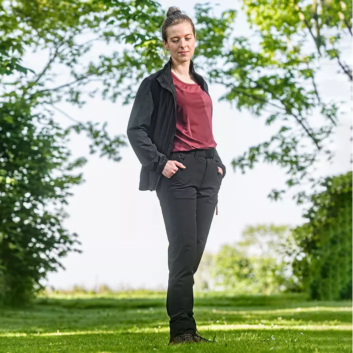 Kramp Active servicebyxa dam full stretch, Koksgrå, large image number 1