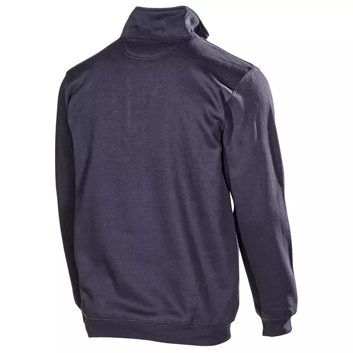 L.Brador sweatshirt with short zipper 643PB, Marine Blue, large image number 1