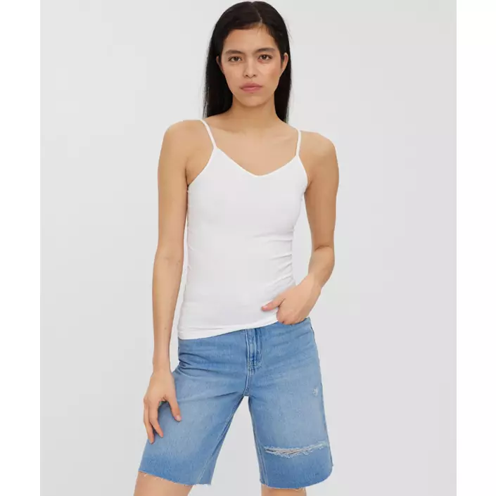 Vero Moda VMJACKIE sømløs dameundertrøje, Snow White, large image number 1
